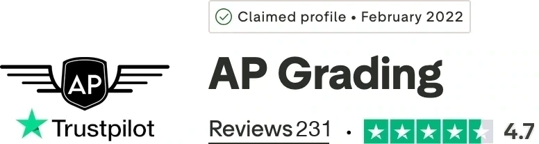 AP Grading évalué sur Trustpilot : 4,7 sur 5 étoiles à partir de 231 avis